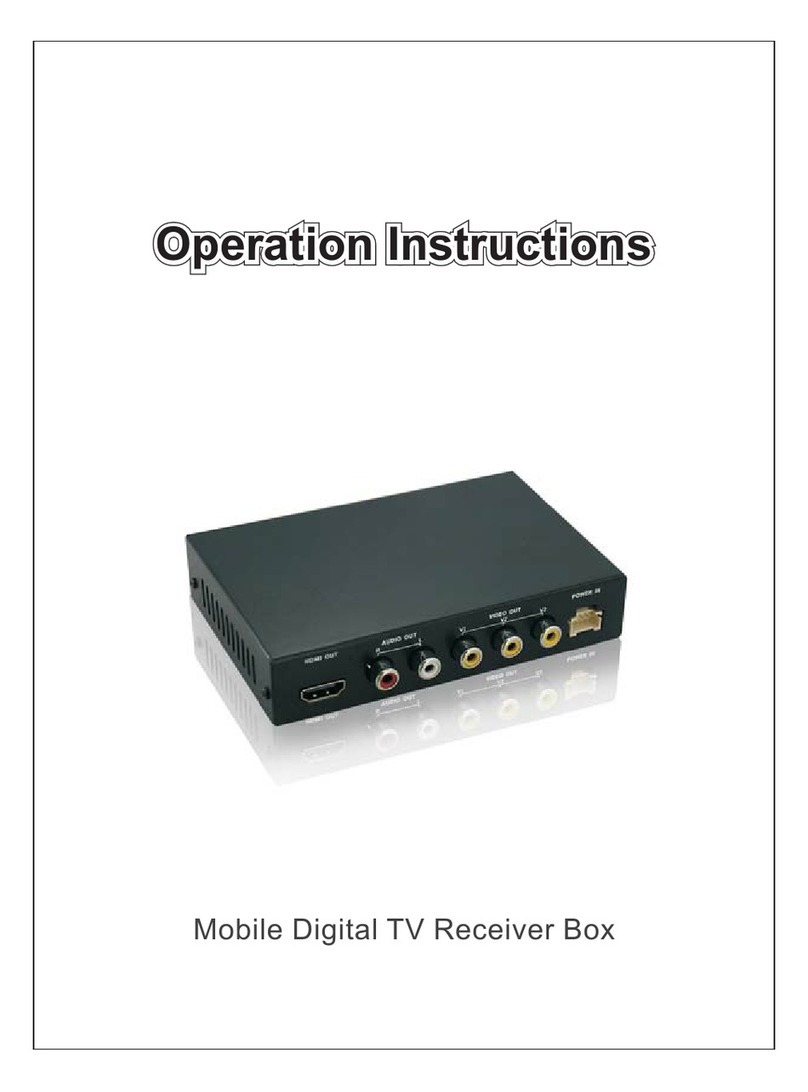VCAN DVB-T2100H Operation instructions
