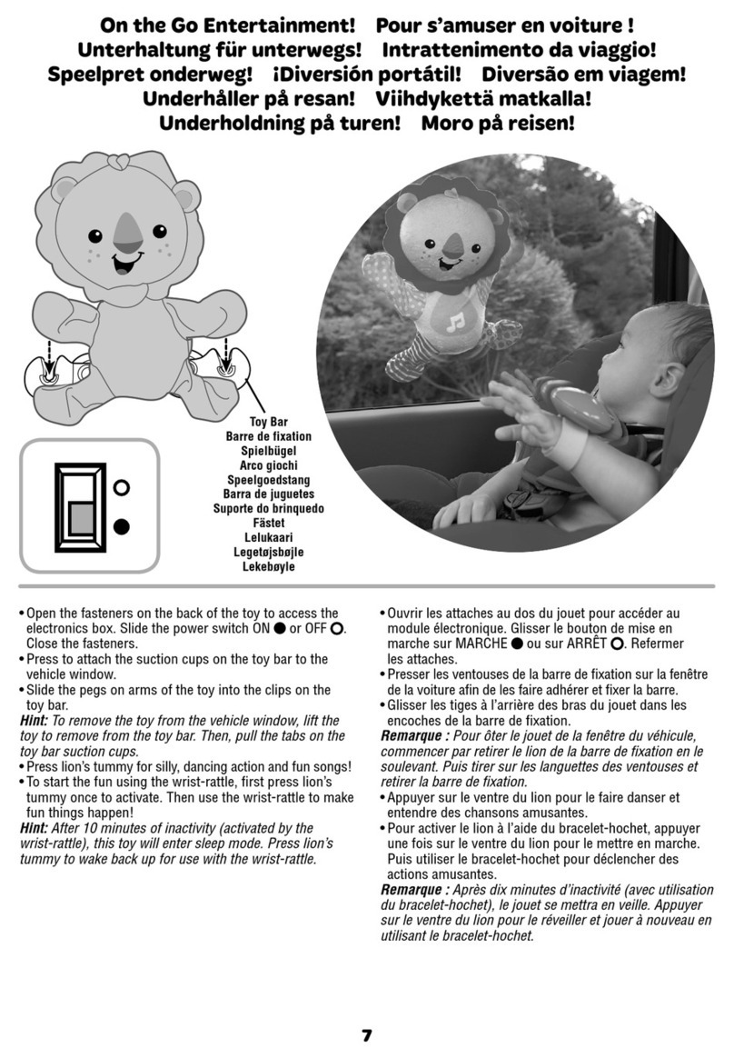 Fisher-Price CDC03 instruction sheet