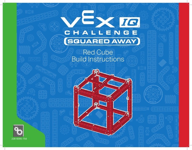 Vex Robotics IQ Challenge Squared Away Red Cube Manual