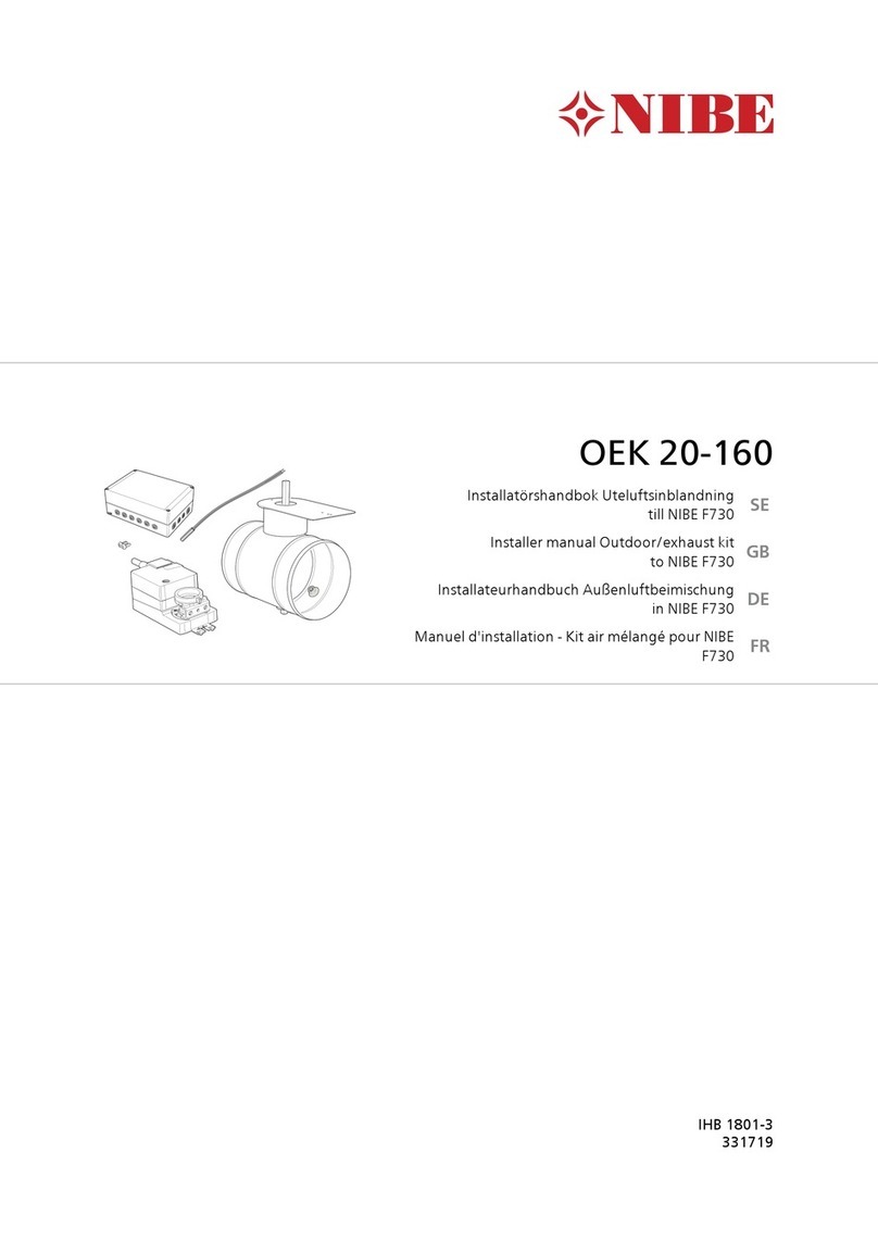 Nibe OEK 20-160 Installer manual