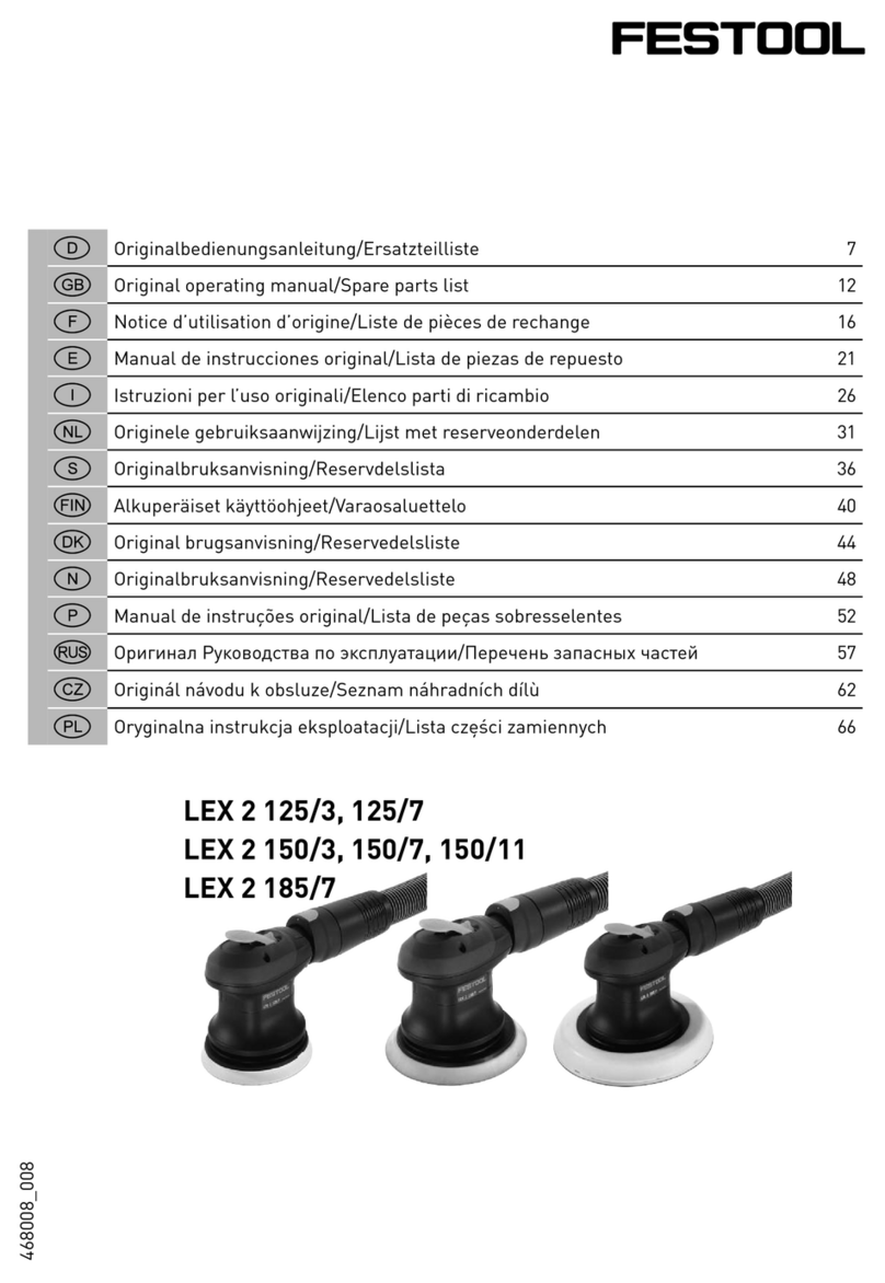 Festool LEX 2 125/3 User manual