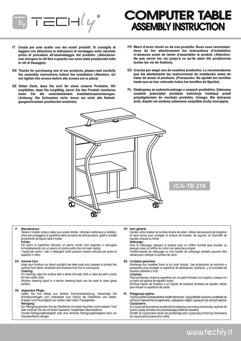 Techly ICA-TB 218 Assembly instruction