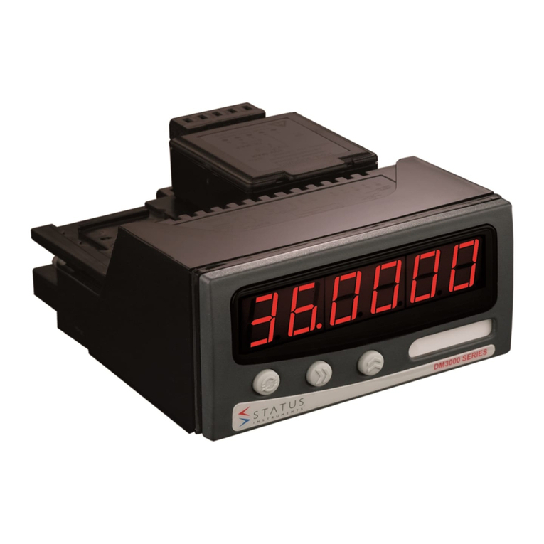 Status Instruments DM3600U User manual