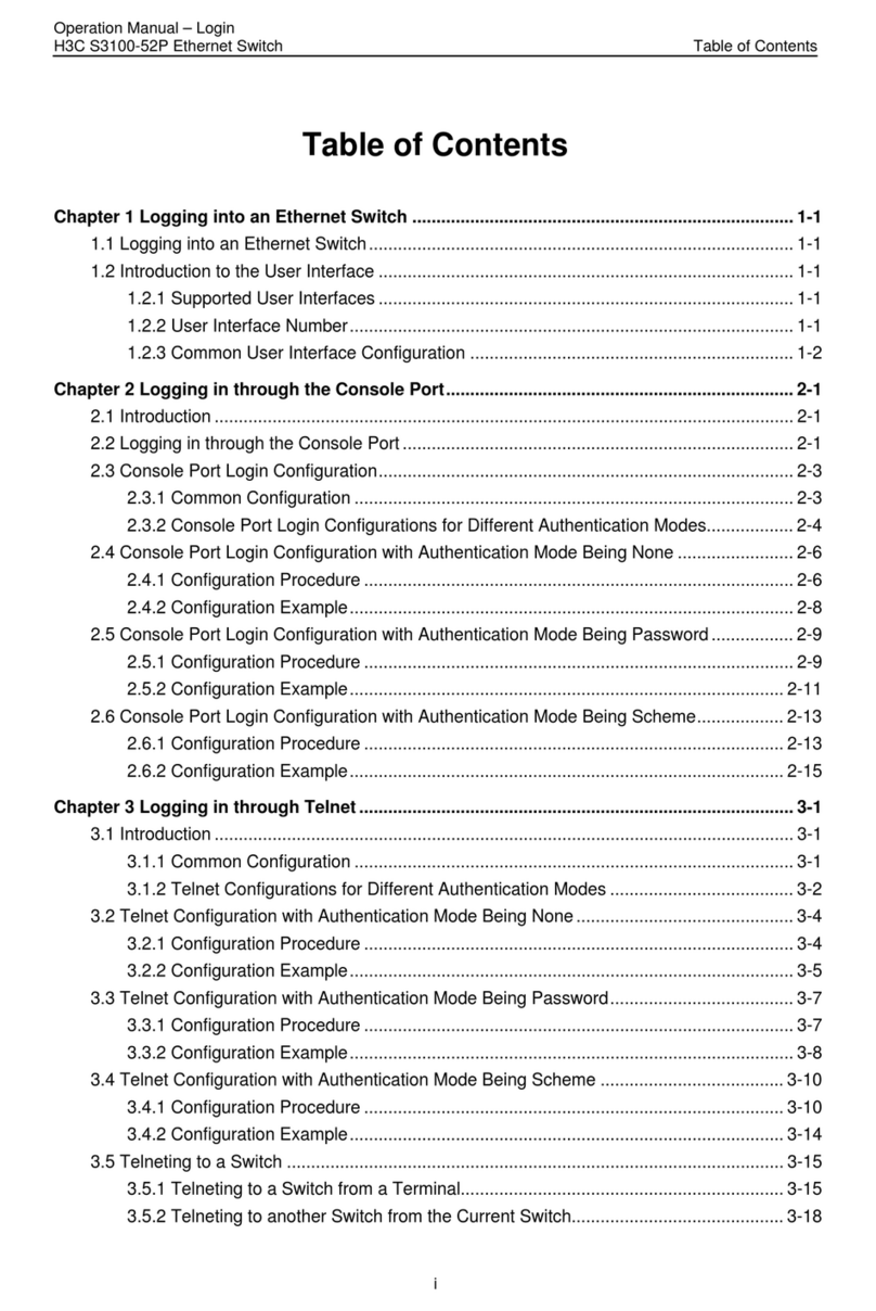 H3C S3100-52P User manual