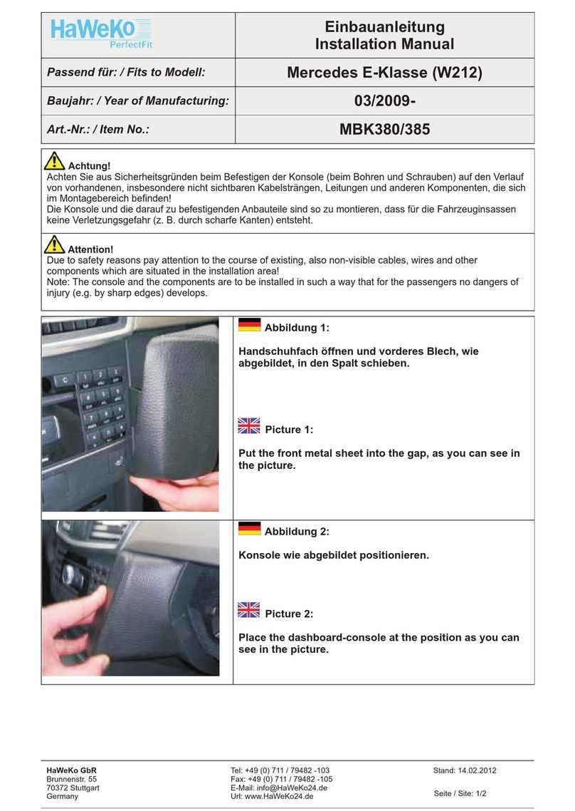 HaWeKo MBK380 installation manual