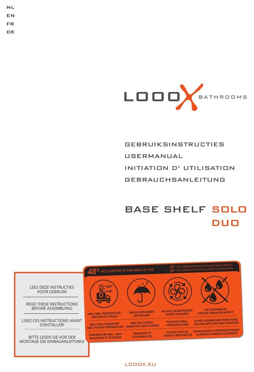 LOOOX BASE SHELF SOLO user manual