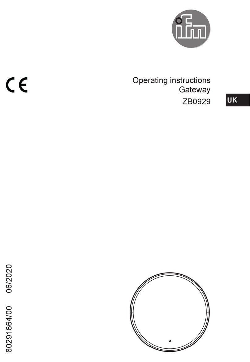 IFM ZB0929 operating instructions