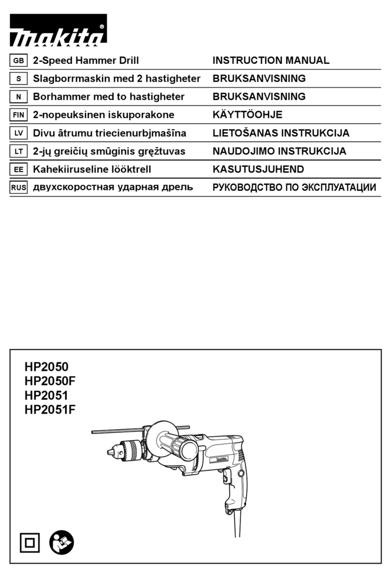 Makita HP2050 instruction manual