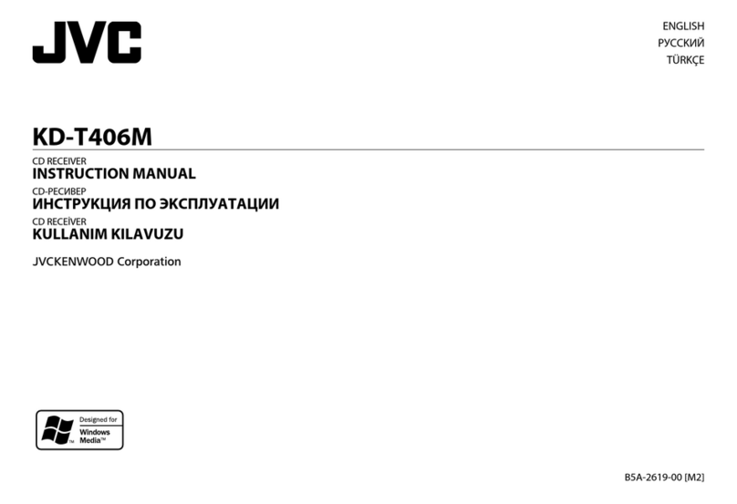 JVC KD-T406M User manual