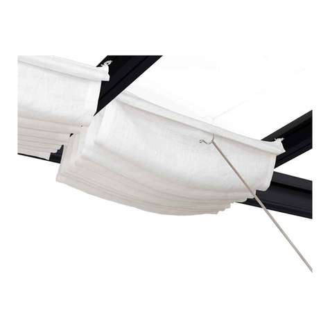 Palram Patio Cover Roof Blinds Set manual
