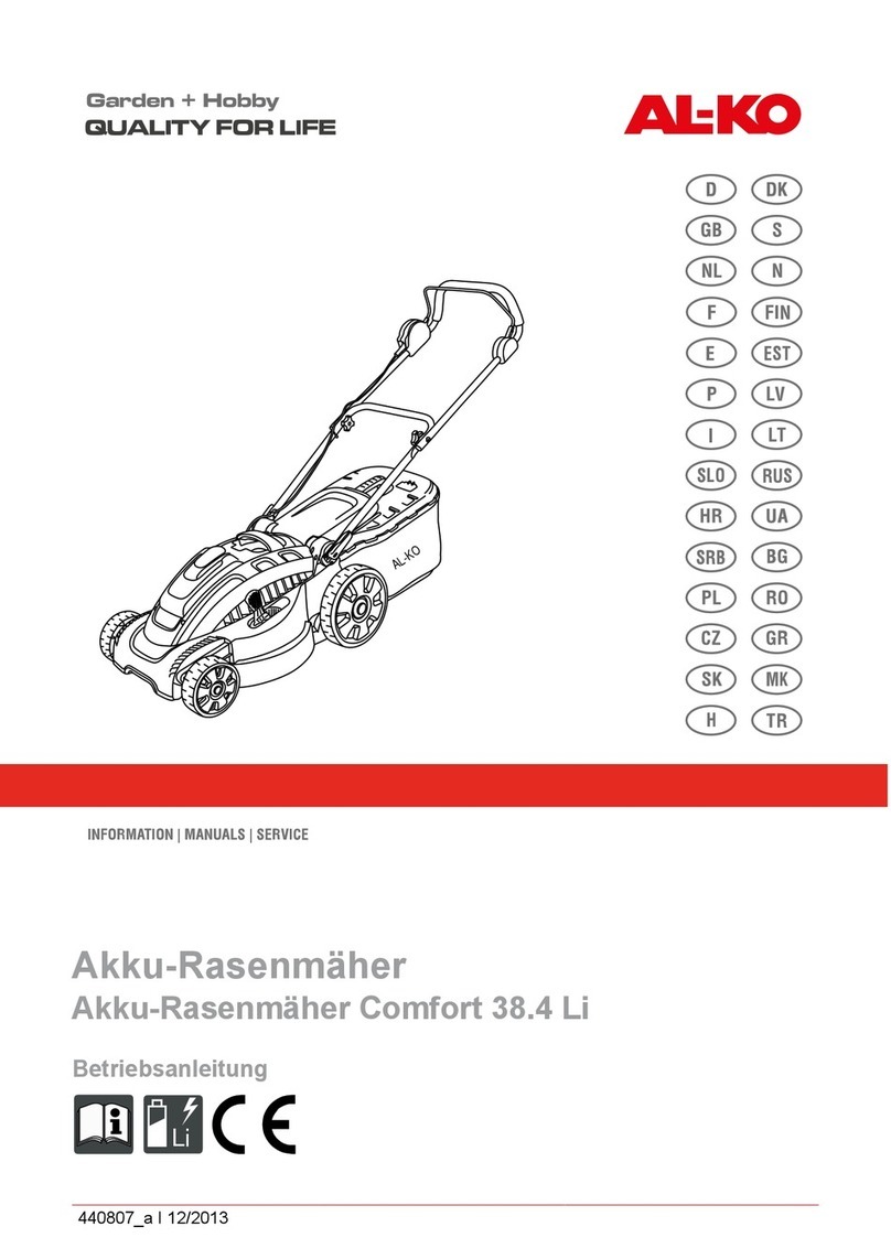 AL-KO Comfort 38.4 Li Quick guide