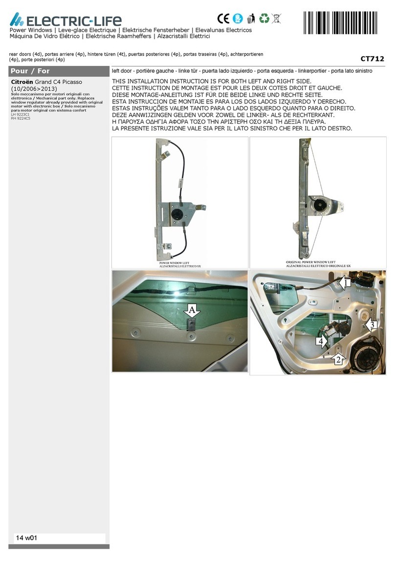 Electric Life CT712 Installation instruction