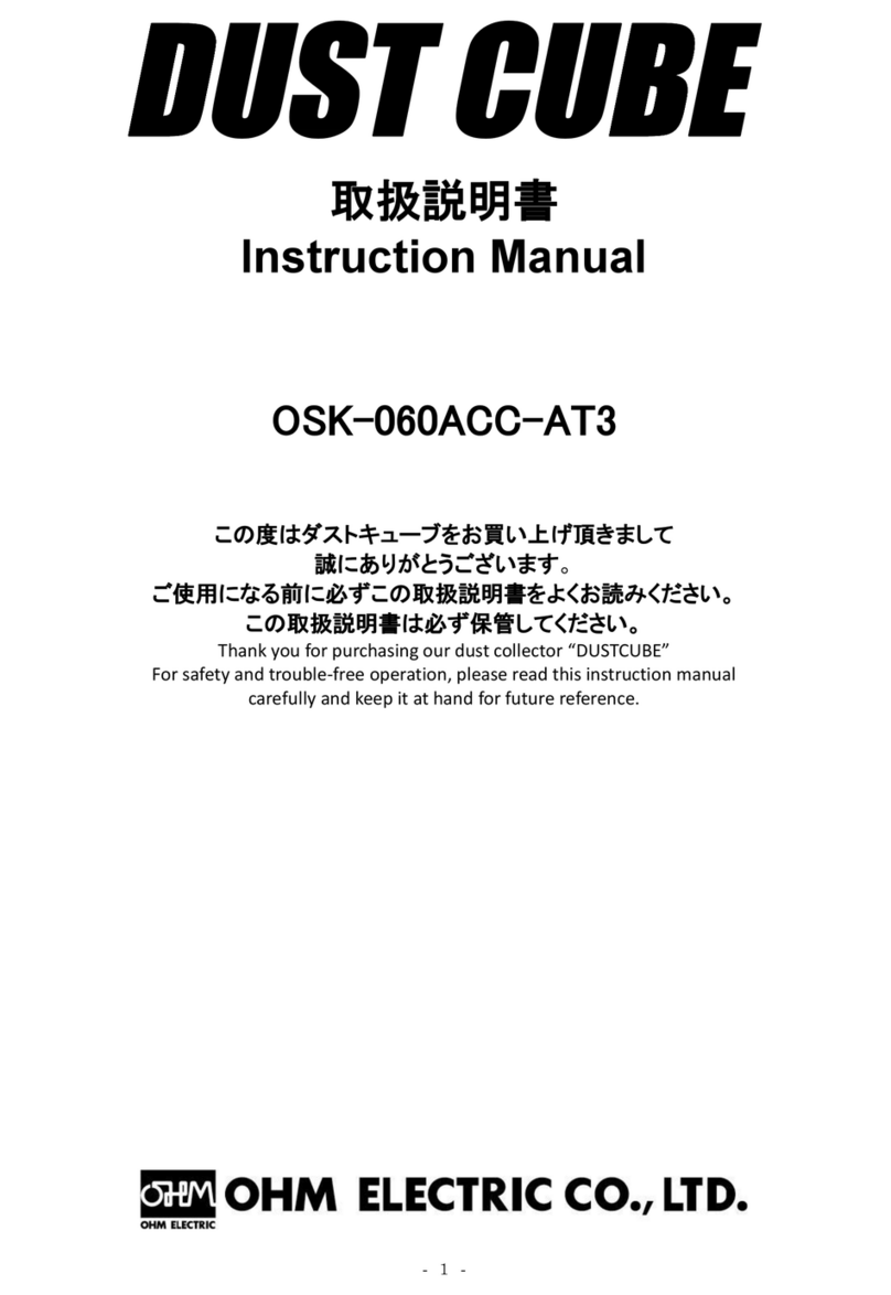 OHM DUST CUBE User manual