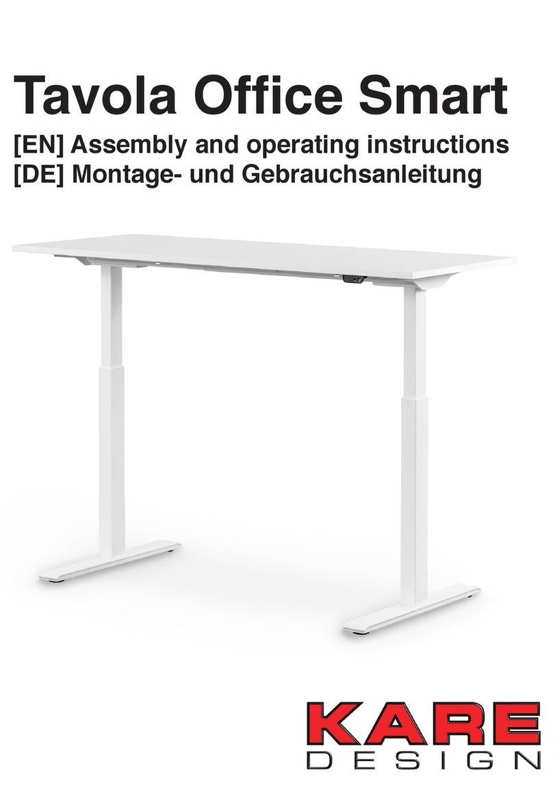KARE design Tavola Office Smart Assembly and operating instructions KARE design Tavola Office Smart Assembly and operating instructions