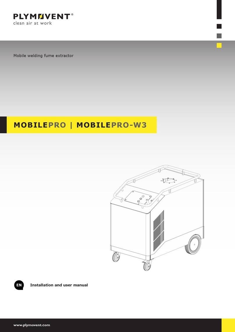 Plymovent MOBILEPRO Installation and user manual