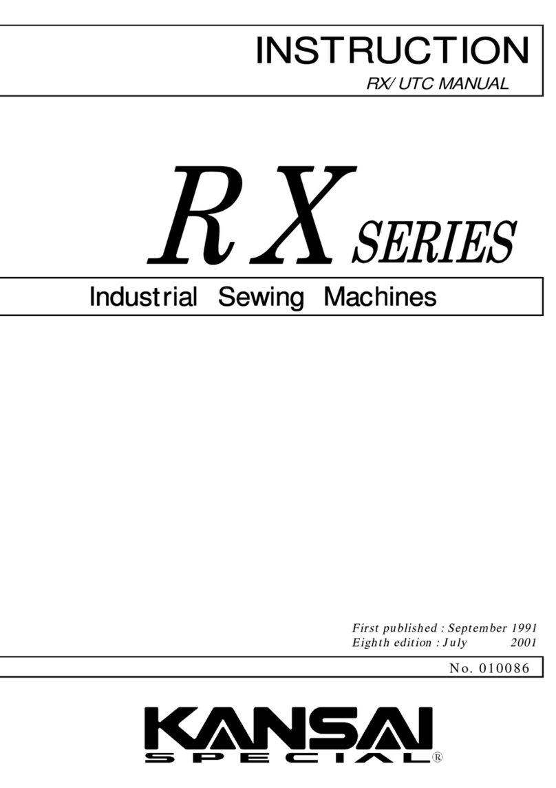 KANSAI SPECIAL RX/UTC Series Instruction