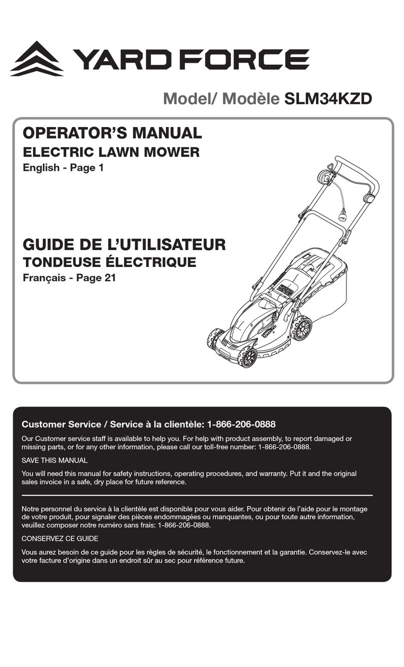 Yard force SLM34KZD User manual