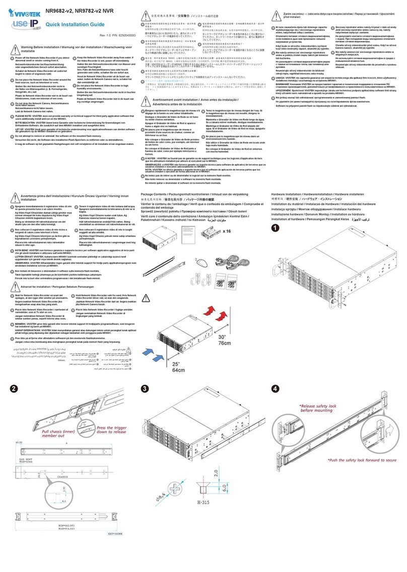 Vivotek NR9682-v2 Quick installation guide