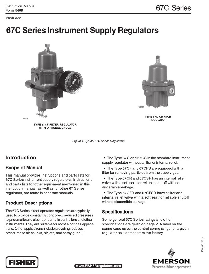 Emerson Fisher 67C User manual Emerson Fisher 67C User manual