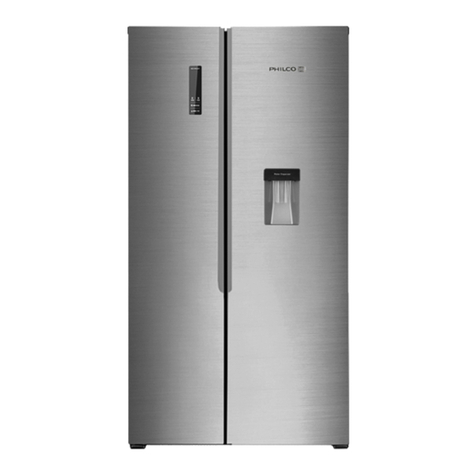 Philco PRSF-5628X1/WD User manual