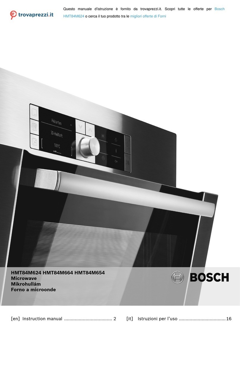 Bosch HMT84M624 User manual