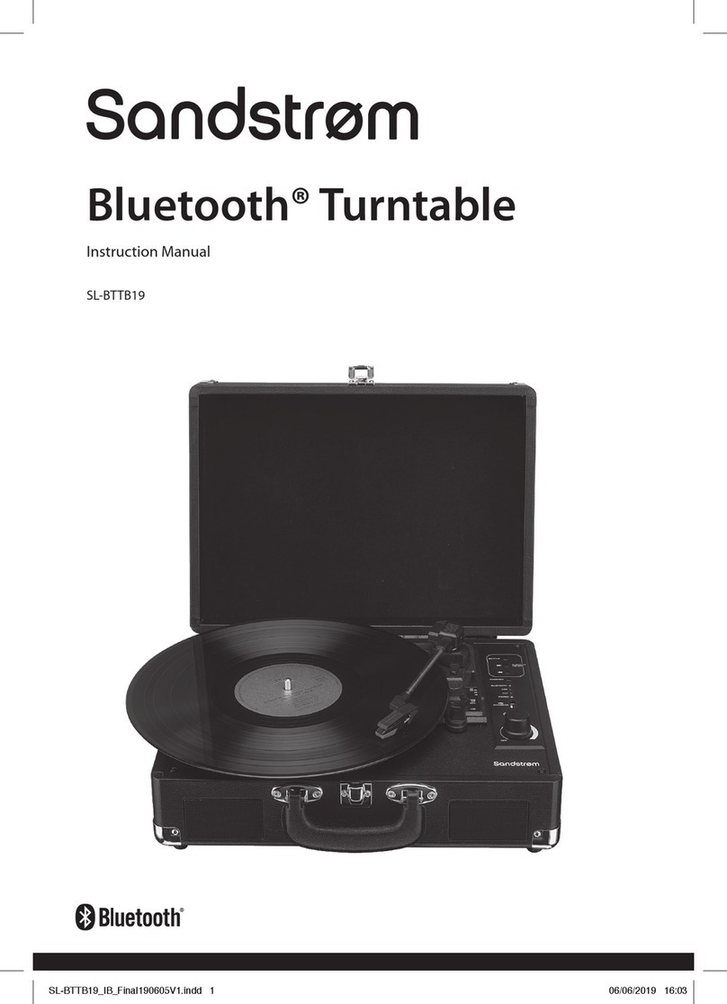 Sandstrom SL-BTTB19 instruction manual