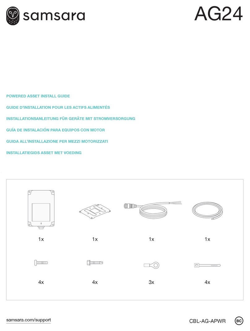 Samsara AG24 User manual Samsara AG24 User manual
