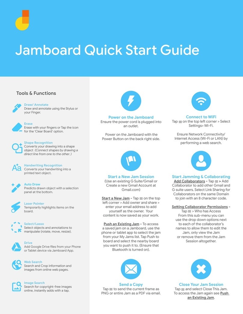 Google jamboard User manual