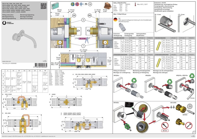 Vola 100 Install guide