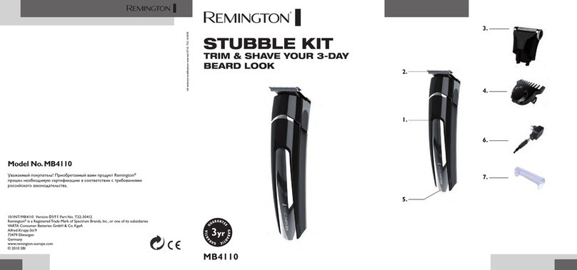 Remington MB4110 manual