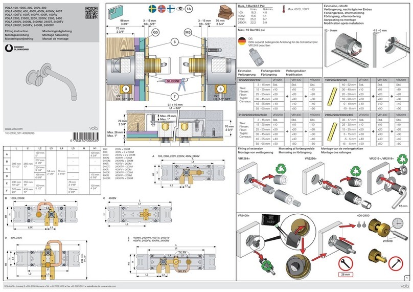 Vola 100 Install guide