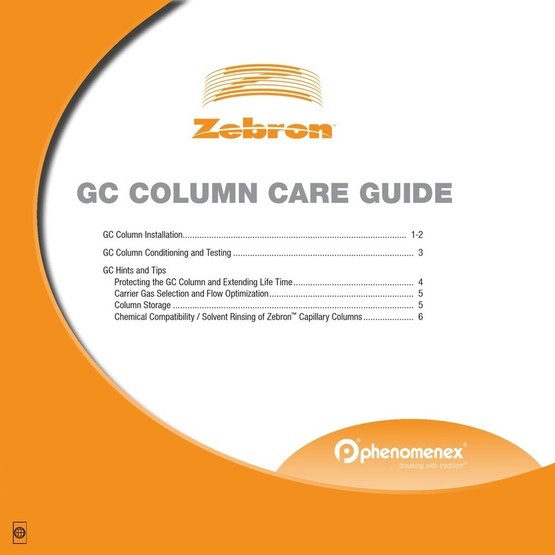 Phenomenex GC care guide