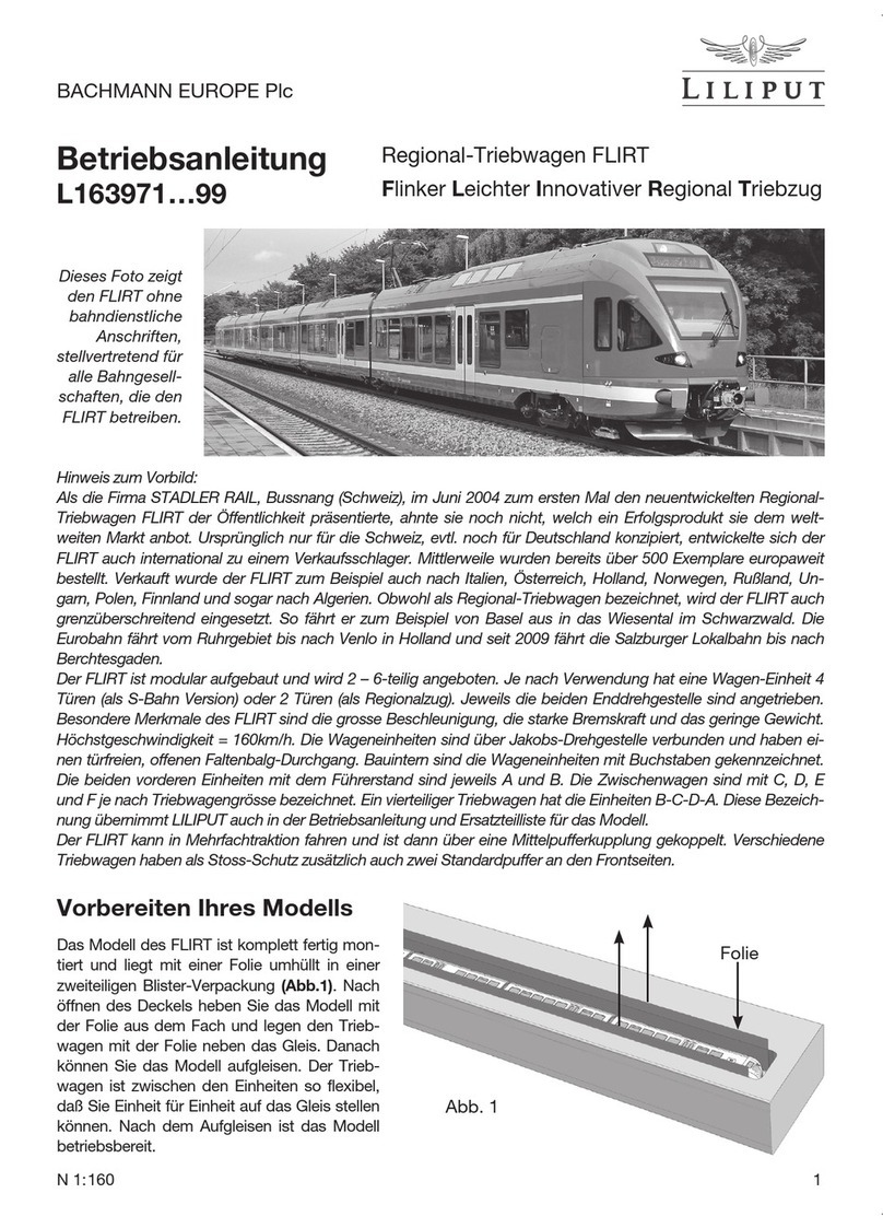 Liliput L163971 99 Series operating instructions