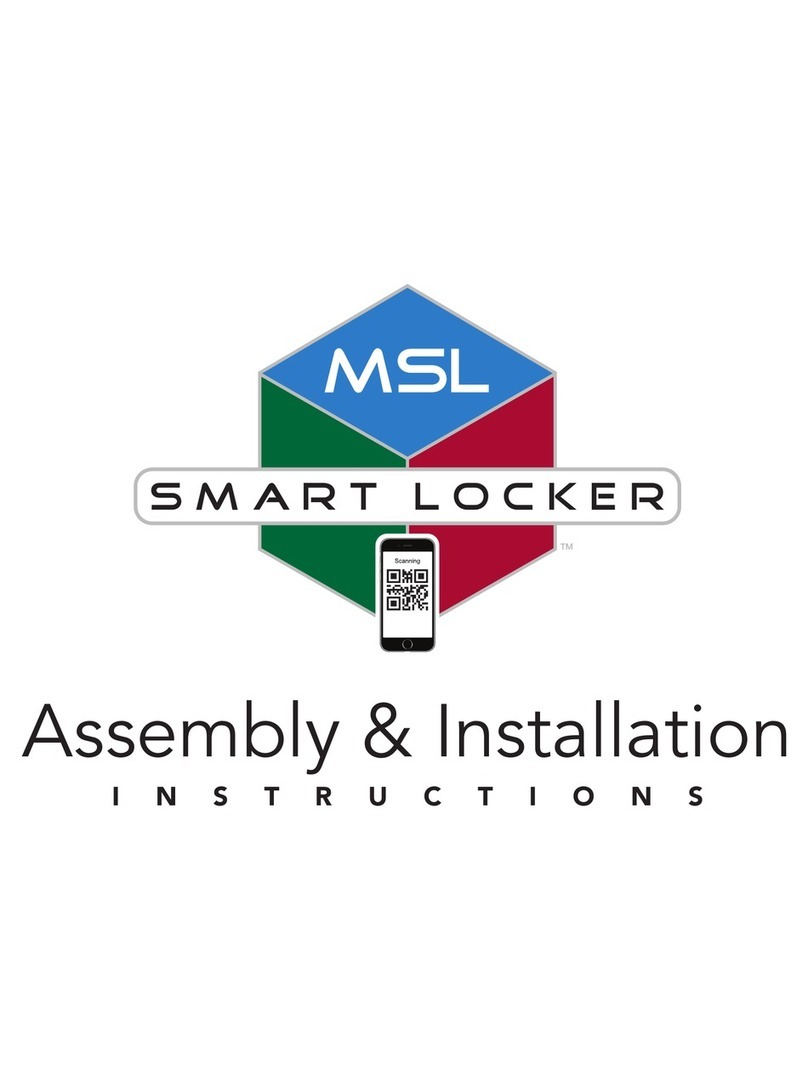 MSL SMART LOCKER Assembly/installation instructions MSL SMART LOCKER Assembly/installation instructions