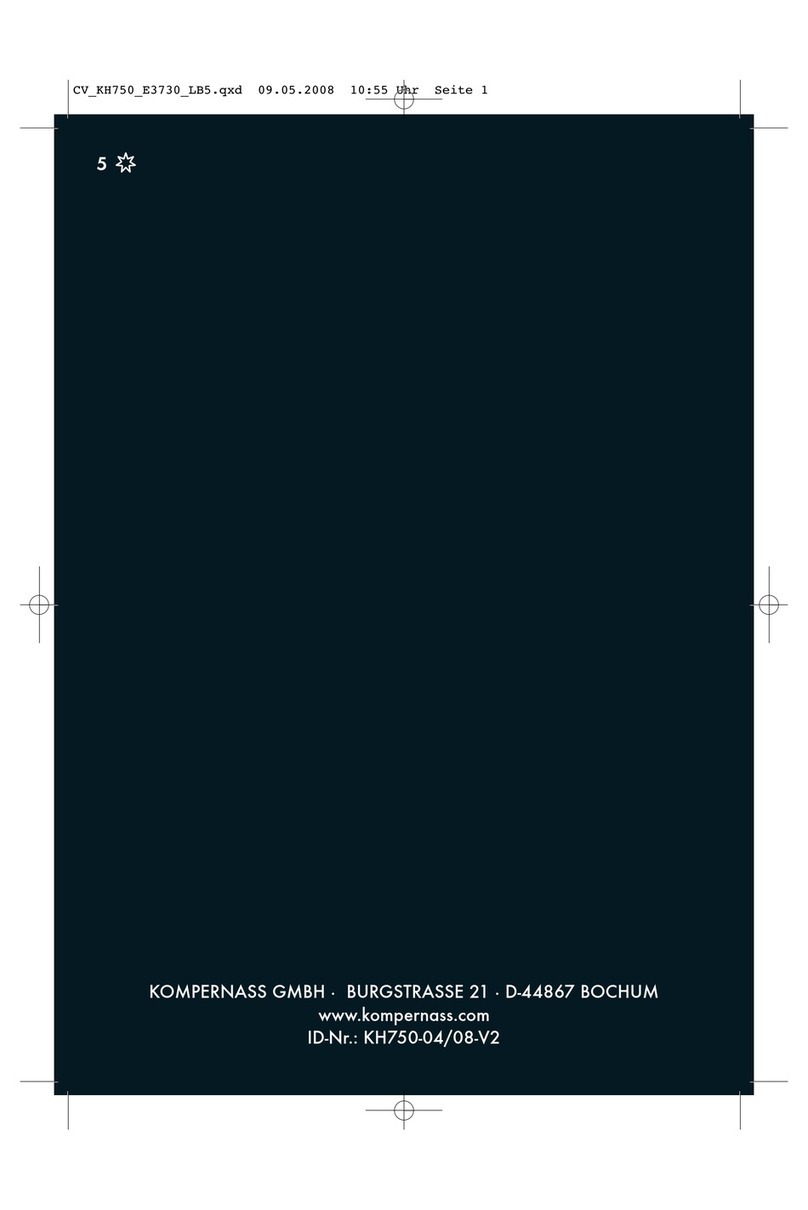 Kompernass KH 750 User manual
