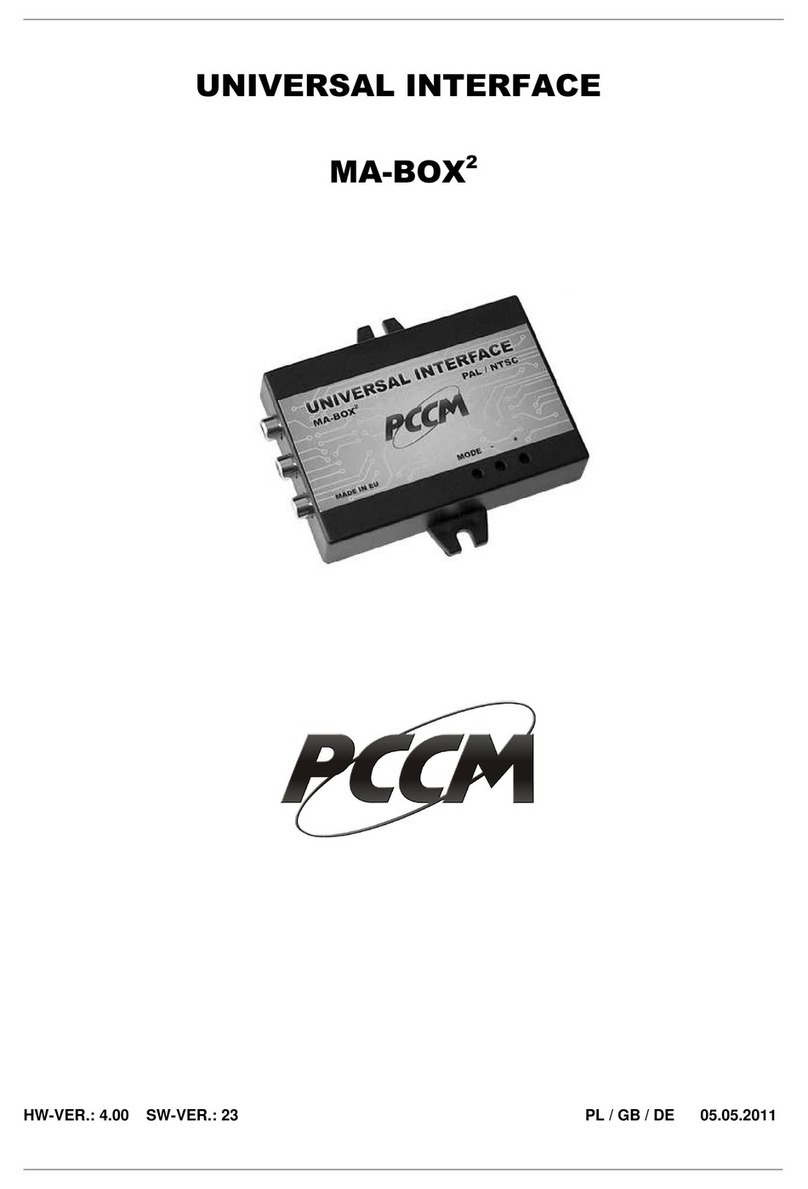 PCCM MA-BOX2 manual