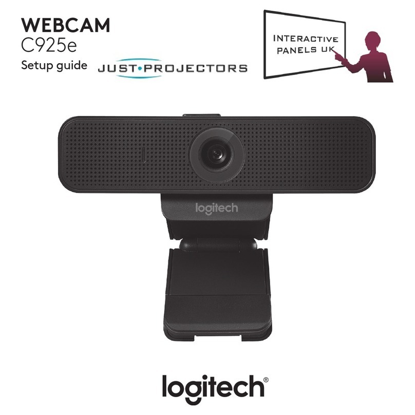 Logitech c925e User manual Logitech c925e User manual