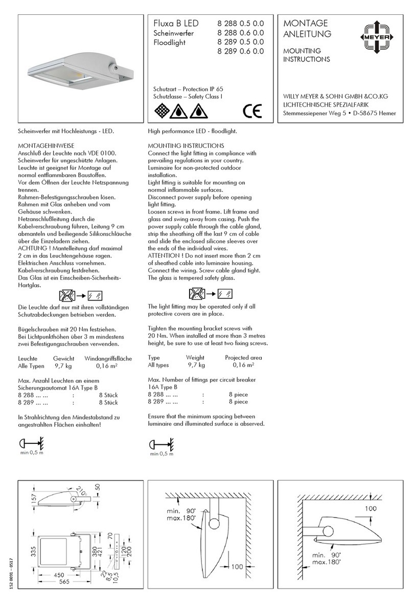 Meyer Fluxa B LED Mounting instructions