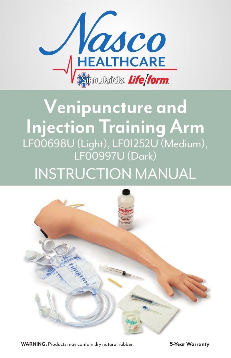 Nasco Healthcare Simulaids LifeForm LF00698U instruction manual