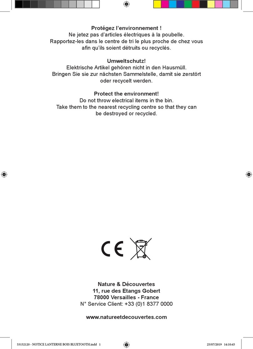 NATURE & DECOUVERTES 53152120 instructions