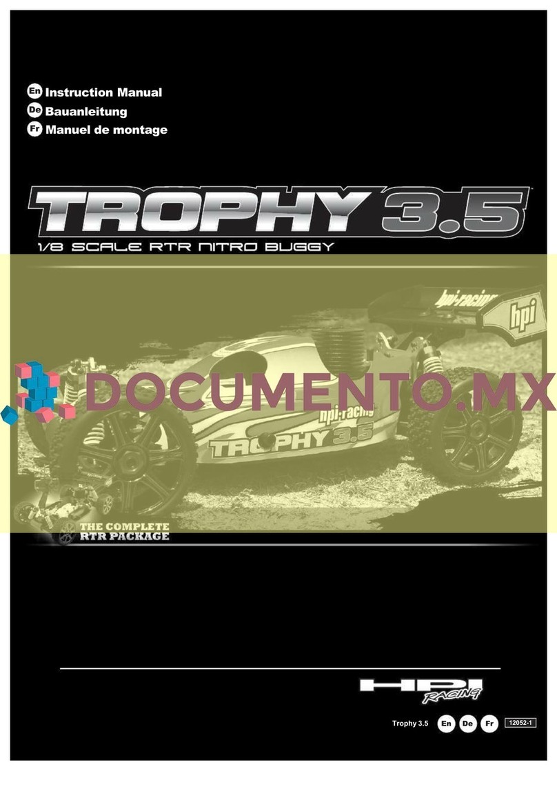 HPI Racing TROPHY 3.5 instruction manual
