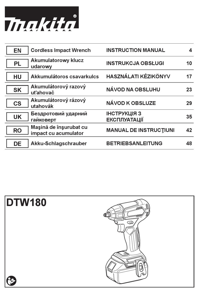 Makita DTW180 instruction manual