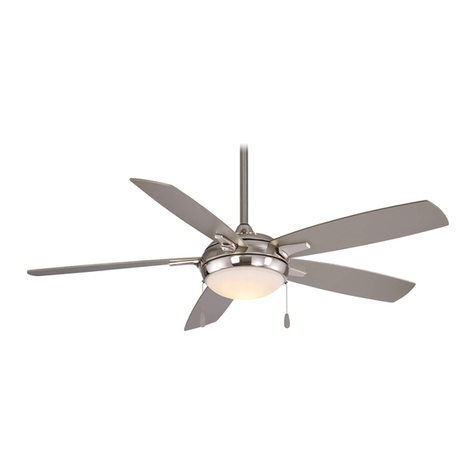 Minka-Aire LUN-AIRE Instruction manual warranty certificate
