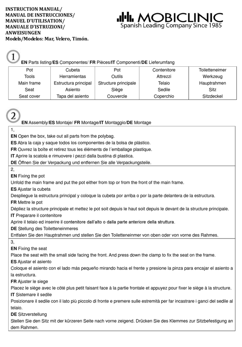 Mobiclinic Mar instruction manual