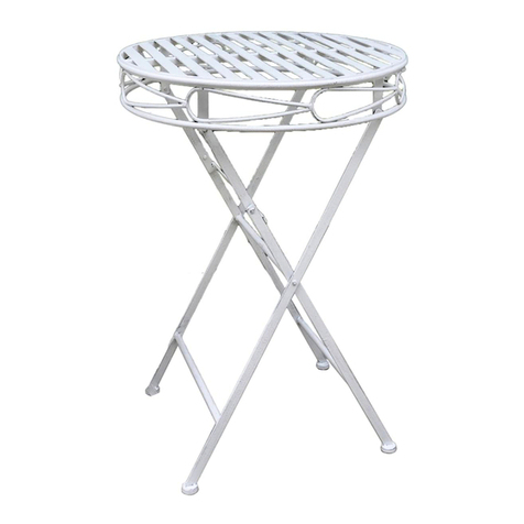 Royalcraft Romance 60cm Folding Bistro Table User manual Royalcraft Romance 60cm Folding Bistro Table User manual