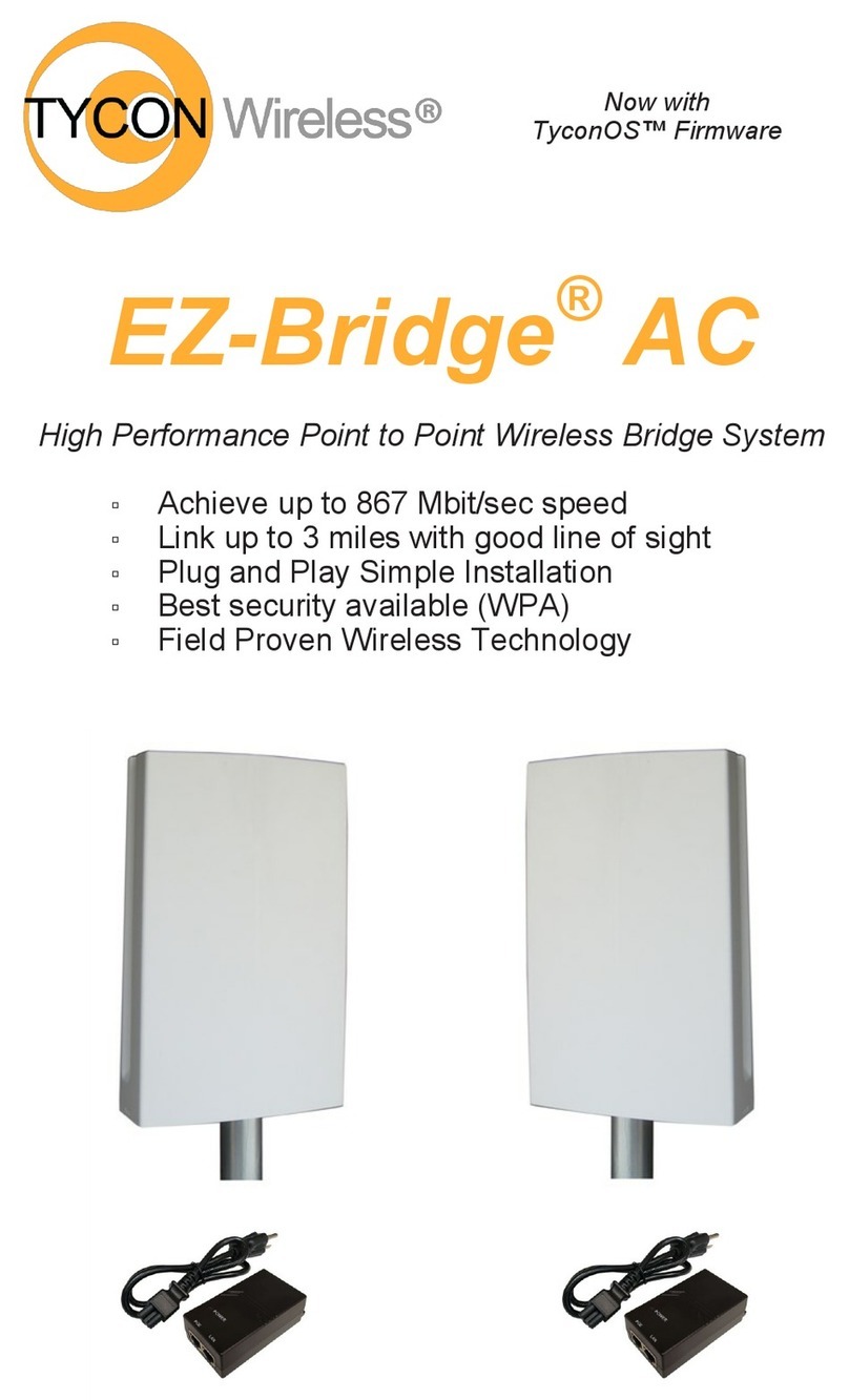 Tycon Power Systems Wireless EZ-Bridge AC manual