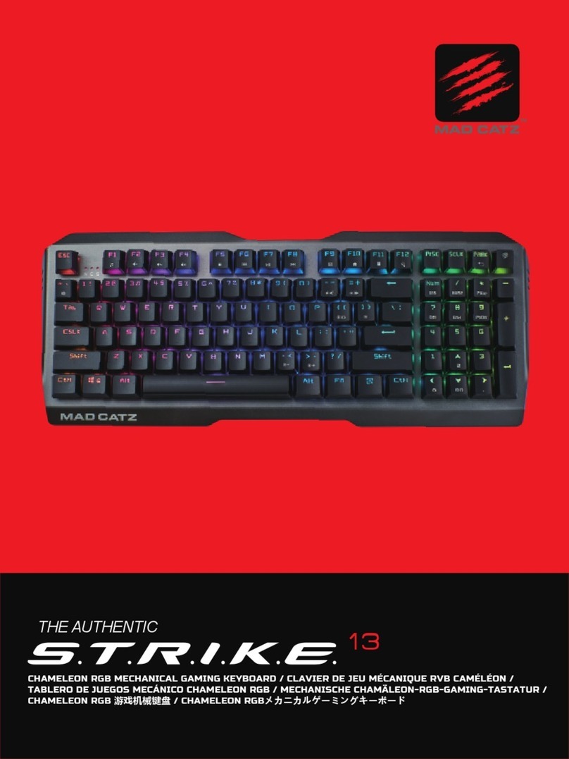 Mad Catz S.T.R.I.K.E 13 quick start guide