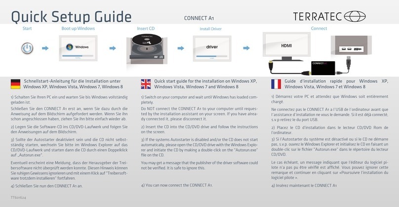 TerraTec CONNECT A1 Quick setup guide