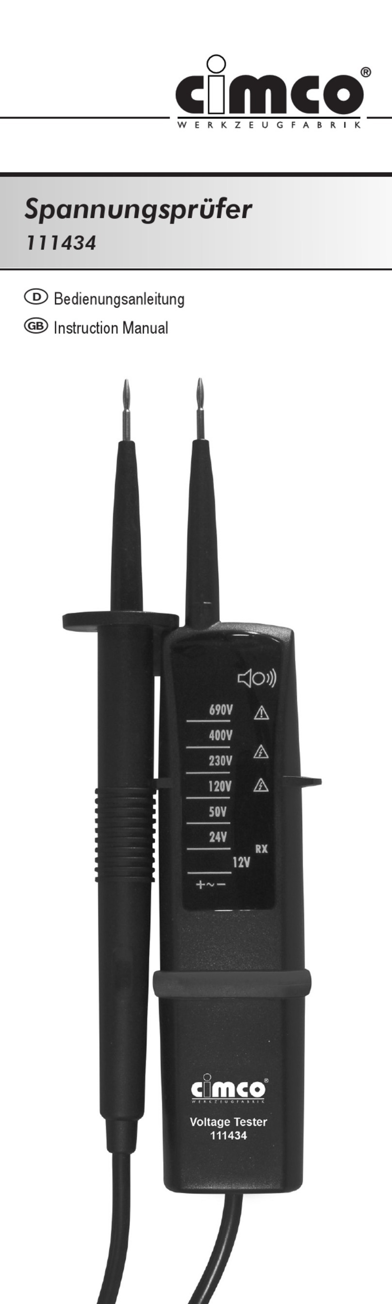 CIMCO 111434 instruction manual