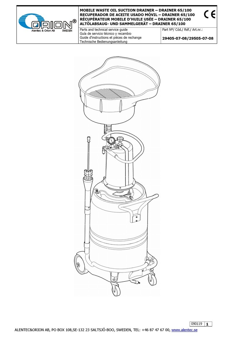 Orion 29405-07-08 Parts and technical service guide